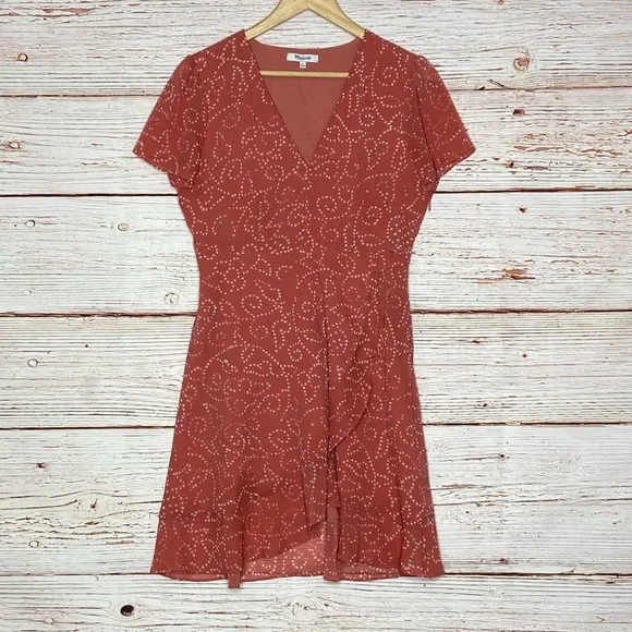 Madewell Posy Ruffle Dress in Twisted Vines Sz 2 - Picture 6 of 15